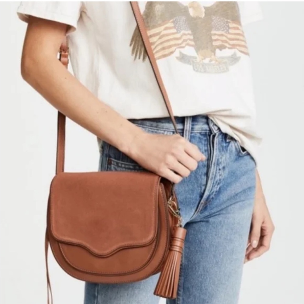 Rebecca Minkoff Suki Leather Suede Crossbody